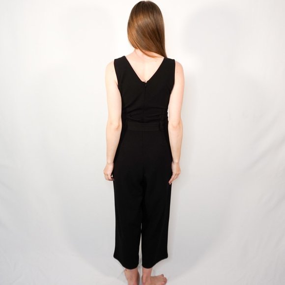 ANTHROPOLOGIE Sleeveless Belted Jumpsuit NWOT - Picture 5 of 7